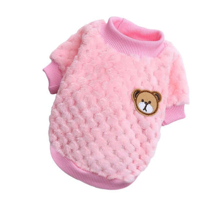 Bear Embroidery Pet Vest